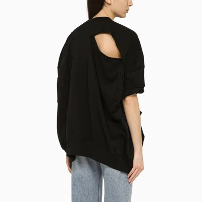 Shop Vivienne Westwood Black Cotton Over Shirt With Cut Out