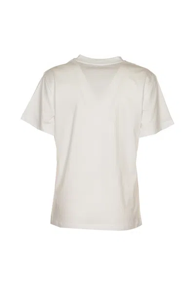 Shop Alberta Ferretti T-shirts And Polos In Fantasia Bianco