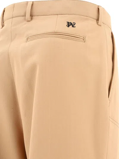 Shop Palm Angels "monogram" Workwear Trousers