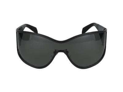Shop Blumarine Sunglasses In Total Glossy Black