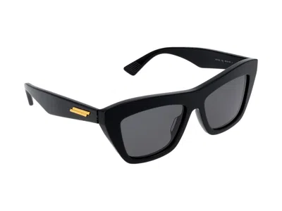 Shop Bottega Veneta Sunglasses In Black Black Grey