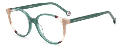 Shop Carolina Herrera Eyeglasses In Ottanium Brown