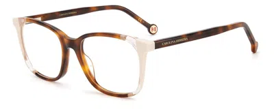 Shop Carolina Herrera Eyeglasses In Havana Ivory