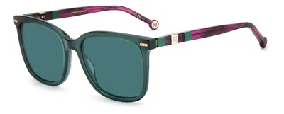Shop Carolina Herrera Sunglasses In Violet Ottanium