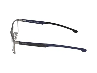 Shop Carrera Ducati Eyeglasses In Matte Dark Ruthenium Blue