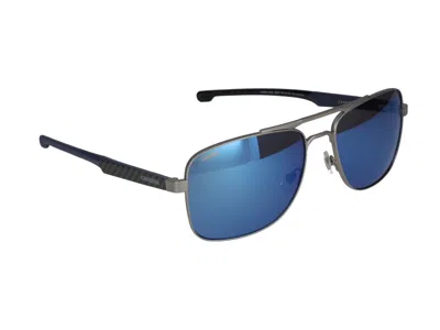 Shop Carrera Ducati Sunglasses In Matte Dark Ruthenium Blue