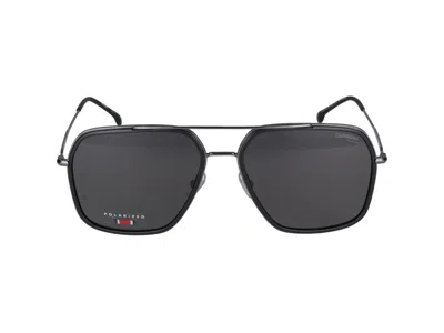 Shop Carrera Sunglasses In Matte Black