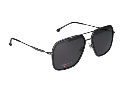 Shop Carrera Sunglasses In Matte Black