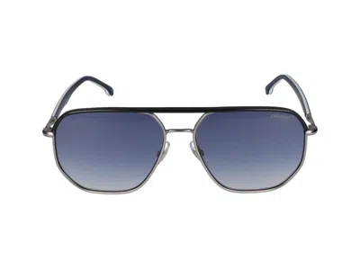 Shop Carrera Sunglasses In Ruthenium Blue