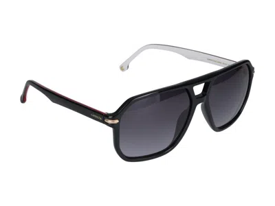Shop Carrera Sunglasses In Striped Black