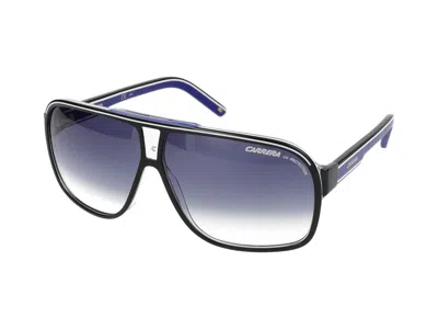 Shop Carrera Sunglasses In Blackcrystal Blackwhiteblue
