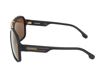 Shop Carrera Sunglasses In Black Matte Gold