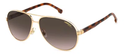 Shop Carrera Sunglasses In Gold Ivory