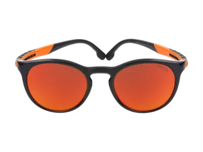 Shop Carrera Sunglasses In Black Orange