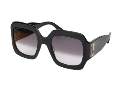 Shop Cartier Sunglasses In Black Black Grey
