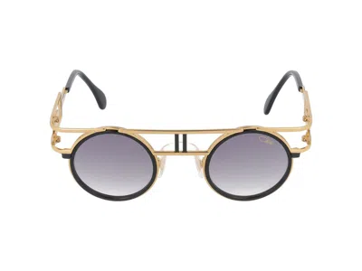 Shop Cazal Sunglasses In Gold/black