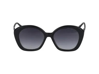 Shop Chloé Sunglasses In Black Black Blue