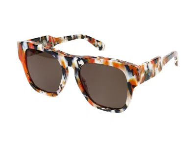 Shop Chloé Sunglasses In Orange Orange Brown