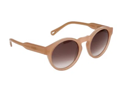 Shop Chloé Sunglasses In Nude Nude Brown