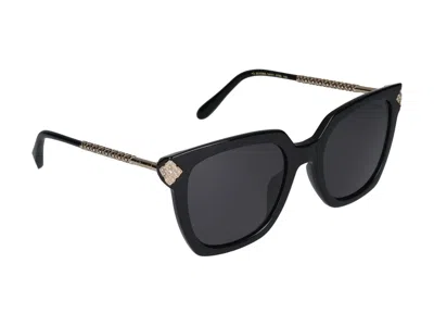 Shop Chopard Sunglasses In Glossy Black
