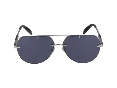 Shop Chopard Sunglasses In Palladium Polished Total