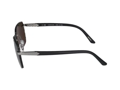 Shop Chopard Sunglasses In Total Polished Ruthenium