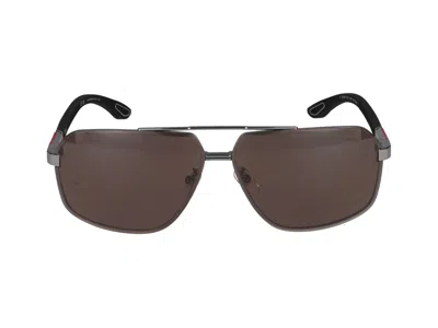 Shop Chopard Sunglasses In Total Polished Ruthenium