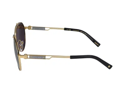 Shop Chopard Sunglasses In Polished Yellow Gold