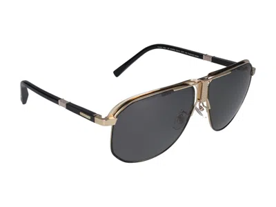 Shop Chopard Sunglasses In Rose' Polished Gold W/parts Polished Black