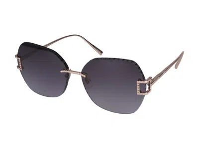 Shop Chopard Sunglasses In Gold Coppered Glossy