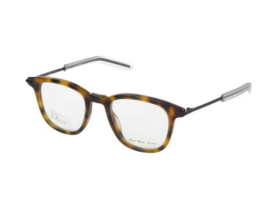 Shop Dior Eyeglasses In Havana Matt Black