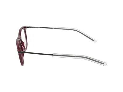 Shop Dior Eyeglasses In Opal Burgundy Matt Black