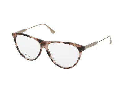 Shop Dior Eyeglasses In Pink Havana