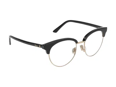 Shop Dior Eyeglasses In Gold Black