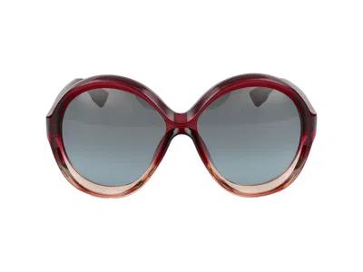 Shop Dior Sunglasses In Burgundy Pink
