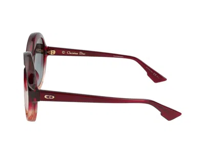 Shop Dior Sunglasses In Burgundy Pink