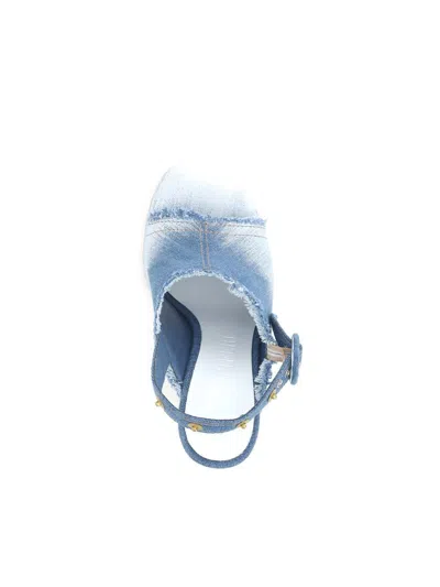 Shop Piferi Pīferi Sandals In Chalk/blue
