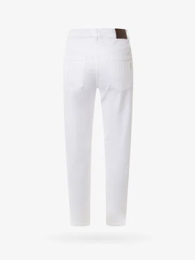 Shop Brunello Cucinelli Woman Trouser Woman White Pants