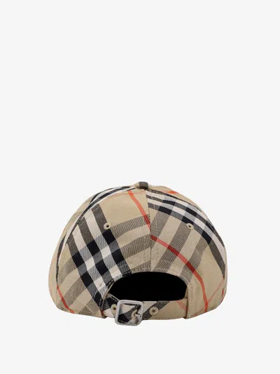 Shop Burberry Man Hat Man Beige Hats In Cream