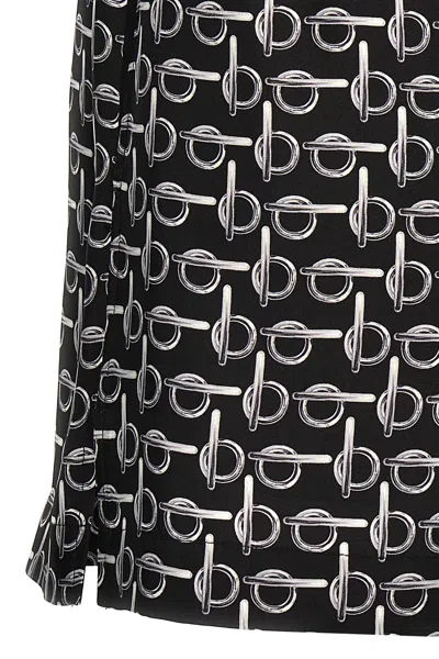 Shop Burberry Women Press Shorts In Black