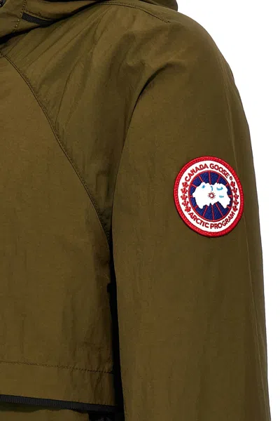 Shop Canada Goose Men 'faber' Hooded Jacket In Green