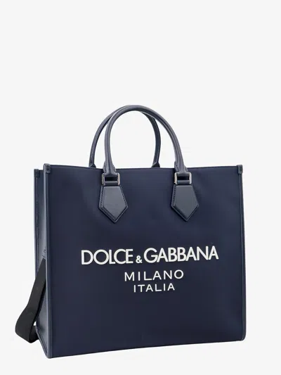 Shop Dolce & Gabbana Man Handbag Man Blue Handbags
