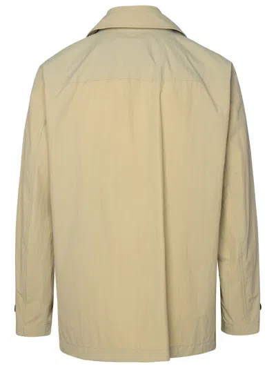 Shop Fay Man  'morning' Beige Polyamide Jacket In Cream
