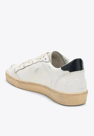 Shop Golden Goose Db Ball Star Low-top Vintage Sneakers In White