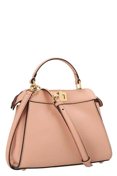 Shop Fendi Women 'peekaboo Iseeu Mini' Handbag In Pink