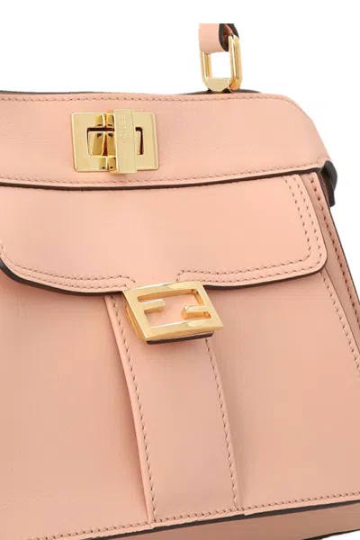 Shop Fendi Women 'peekaboo Iseeu Mini' Handbag In Pink