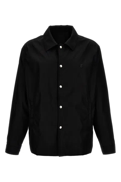 Shop Givenchy Men Tech Fabric Jacket In Black