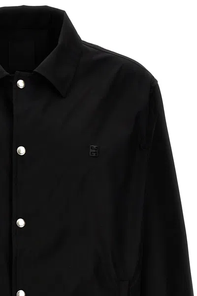 Shop Givenchy Men Tech Fabric Jacket In Black