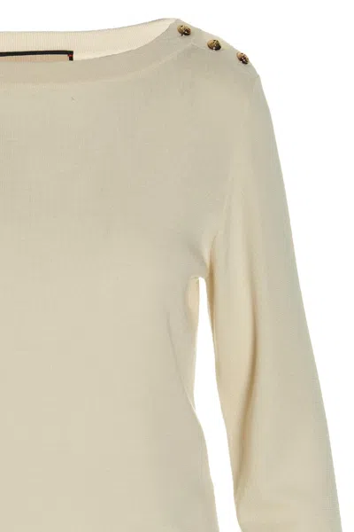 Shop Gucci Women 'gg' Sweater In White