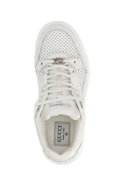 Shop Gucci Women Logo Sneakers In White